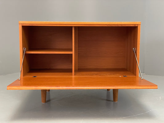 Vintage Teak Record Cabinet Tapley Retro 1980s Cupboard EB13150