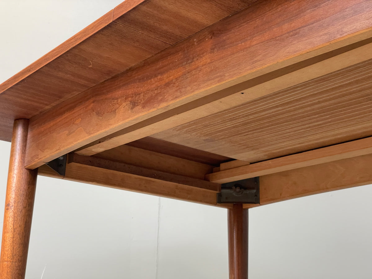 Vintage Walnut Dining Table Extending Mid Century 1960s Retro EB12960