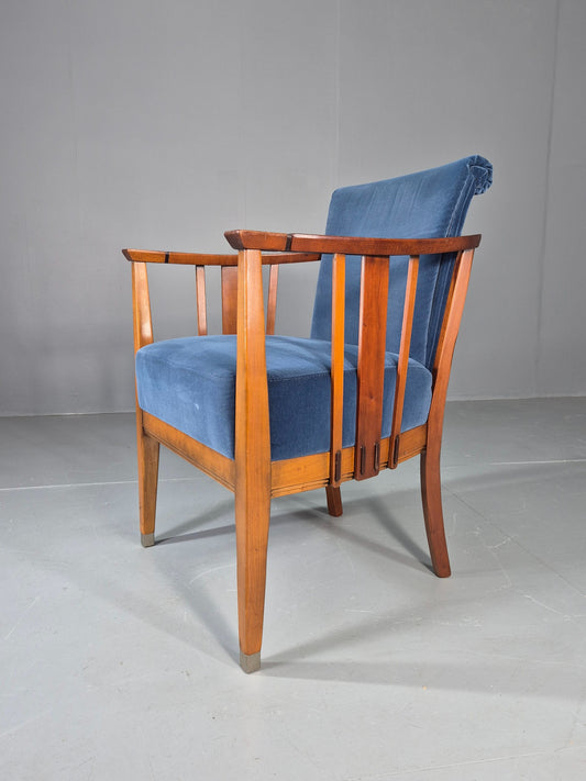 Vintage Jugendstil Styled Armchair Dutch Design Modern Build 1980s Retro Eb13018