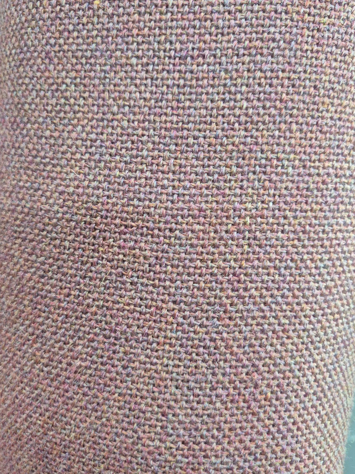 Vintage Danish Armchair Salmon Pink Wool 1960s Mid Century Retro EB12537