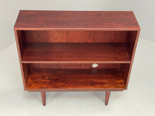 Vintage Danish 1960s Bookcase By Hjornebo Darkwood Retro Shelving EB12065