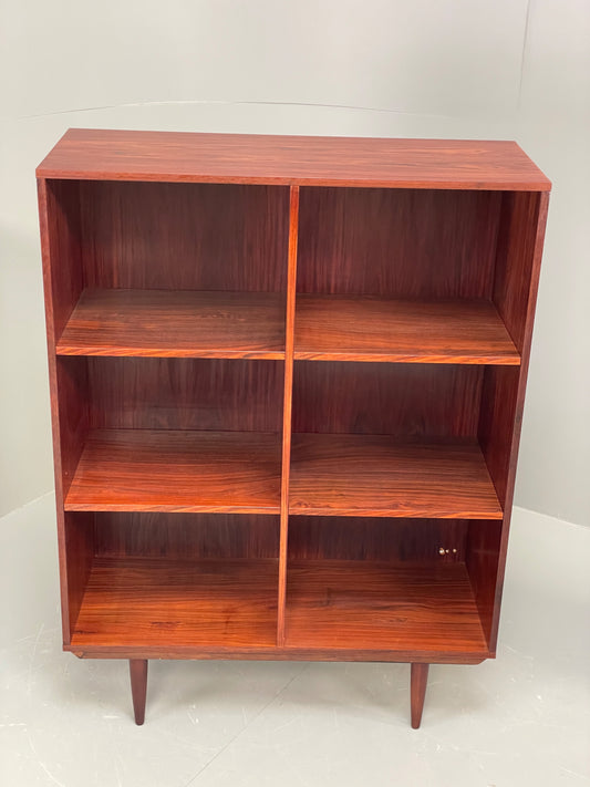 Vintage Danish Adjustable Bookcase Record Storage 1970s Mid Century EB12323