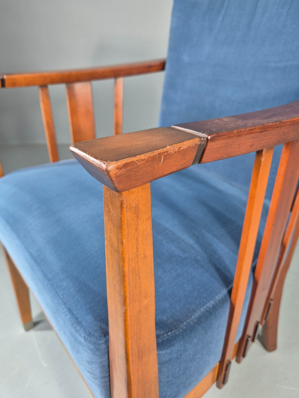 Vintage Jugendstil Styled Armchair Dutch Design Modern Build 1980s Retro Eb13018