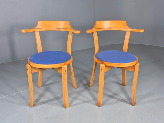 Vintage Mid Century Style Desk Chairs Swedish Kinnarps Retro EB12140