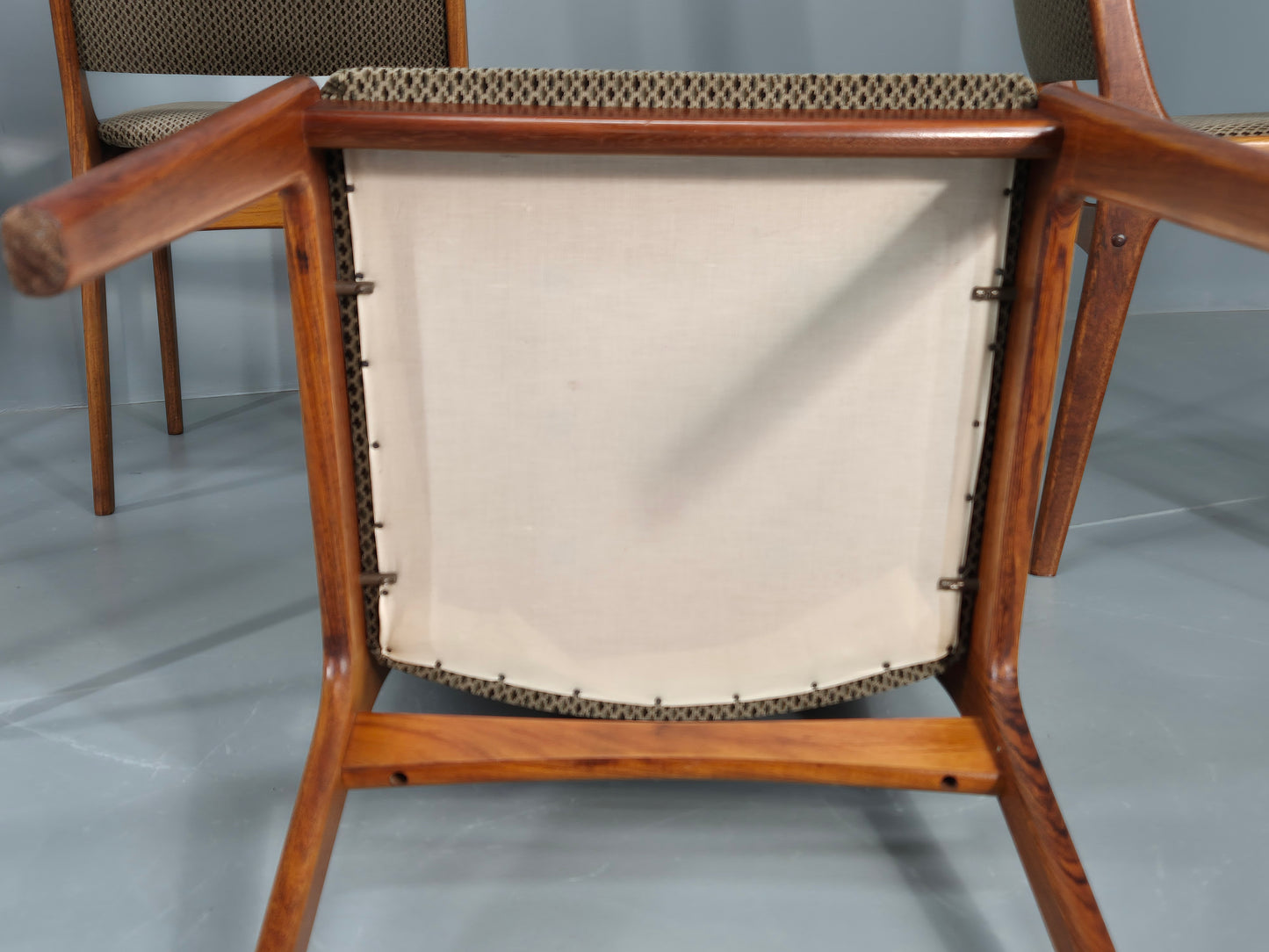 6 Vintage Uldum Danish Dining Chairs 1970s Retro Mid Century Rosewood EB11942