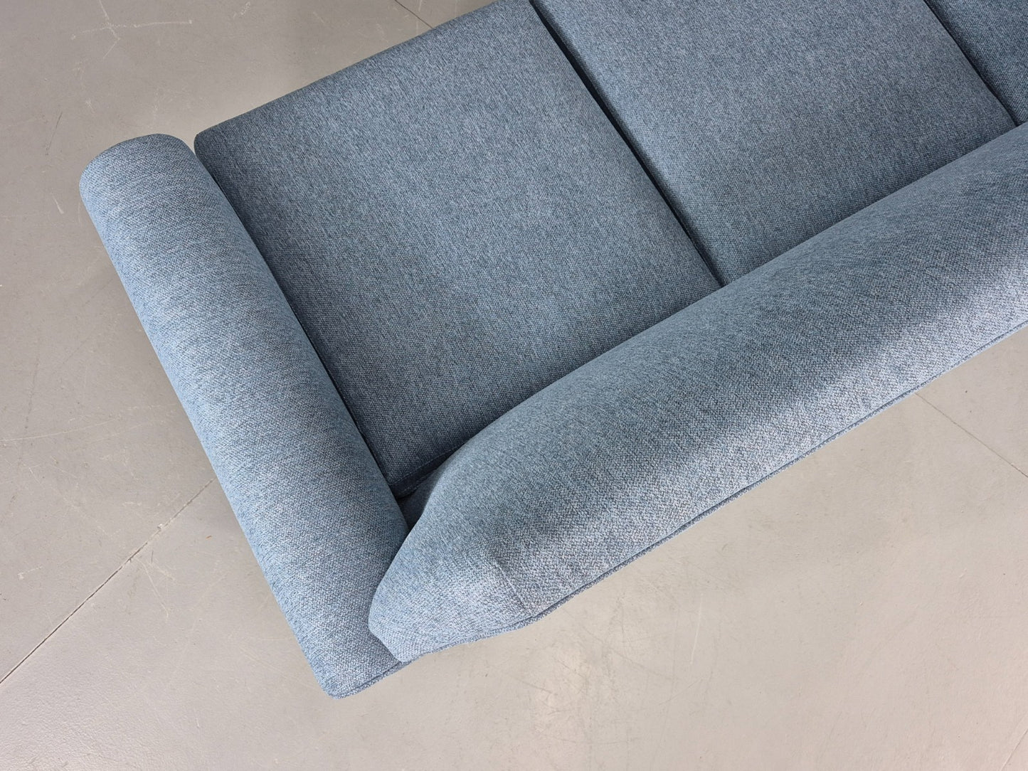 Vintage 4 Seater Sofa 1960s Danish Thams New Upholstery Teak Legs MCM EB12788