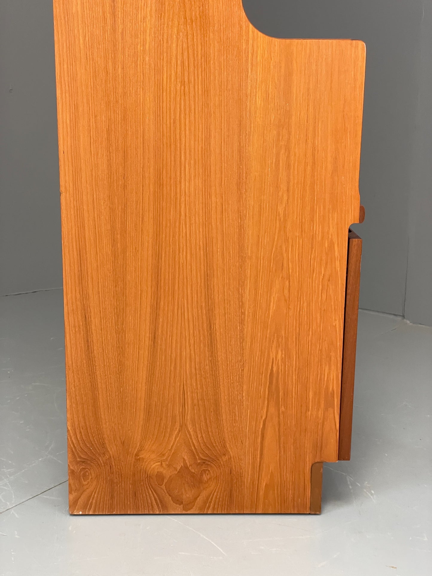 Vintage Nathan Wall Unit Teak Squares 1970s Retro Shelving Glazed EB11969