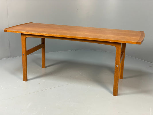 Vintage 1960s Coffee Table Teak & Oak Swedish Mid Century EB11193 MWOO1