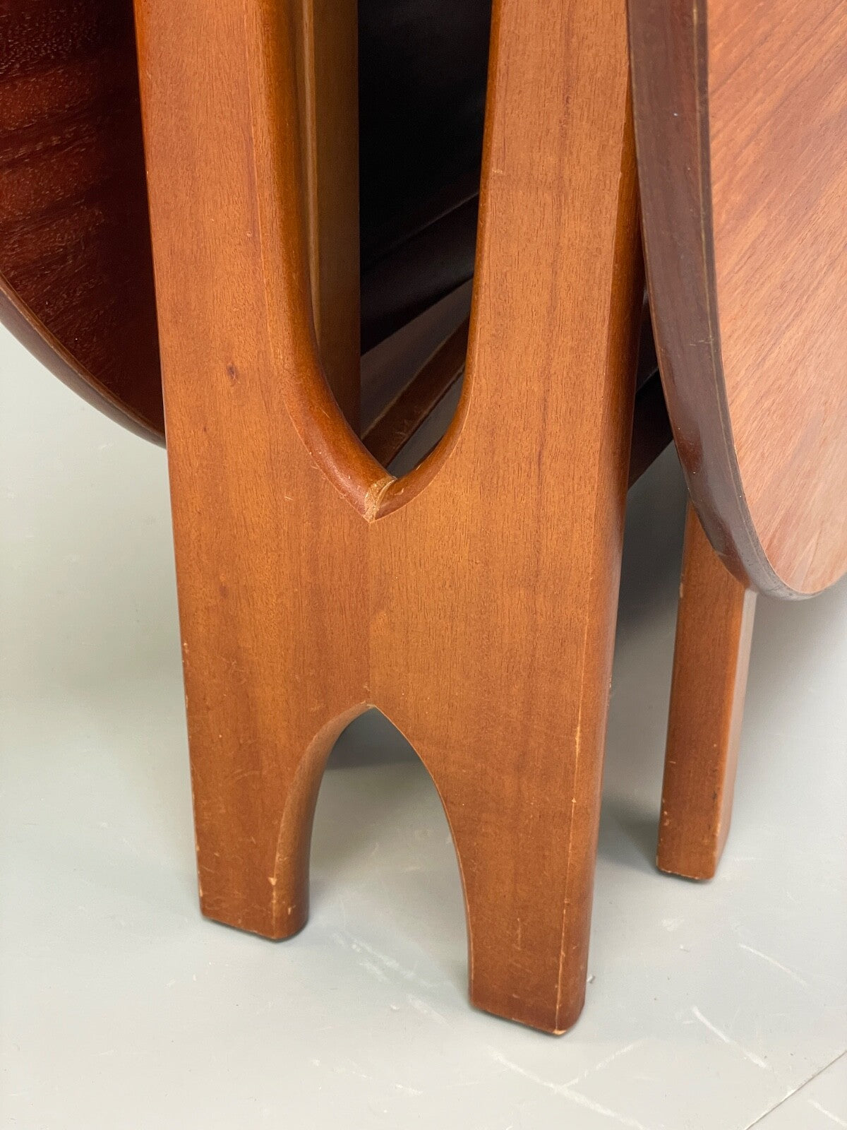 Vintage Teak Drop Leaf Dining Table By Jentique EB9766 MWOO - UKDK FURNITURE