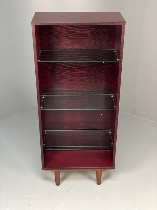 Vintage Dark Oak Bookcase Adjustable Shelf By Beaver & Tapley EB11500 MWOO1