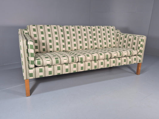 Mid Century Three Seater Sofa Danish Lost and Found Upholstery MCM EB10971 M3SS1