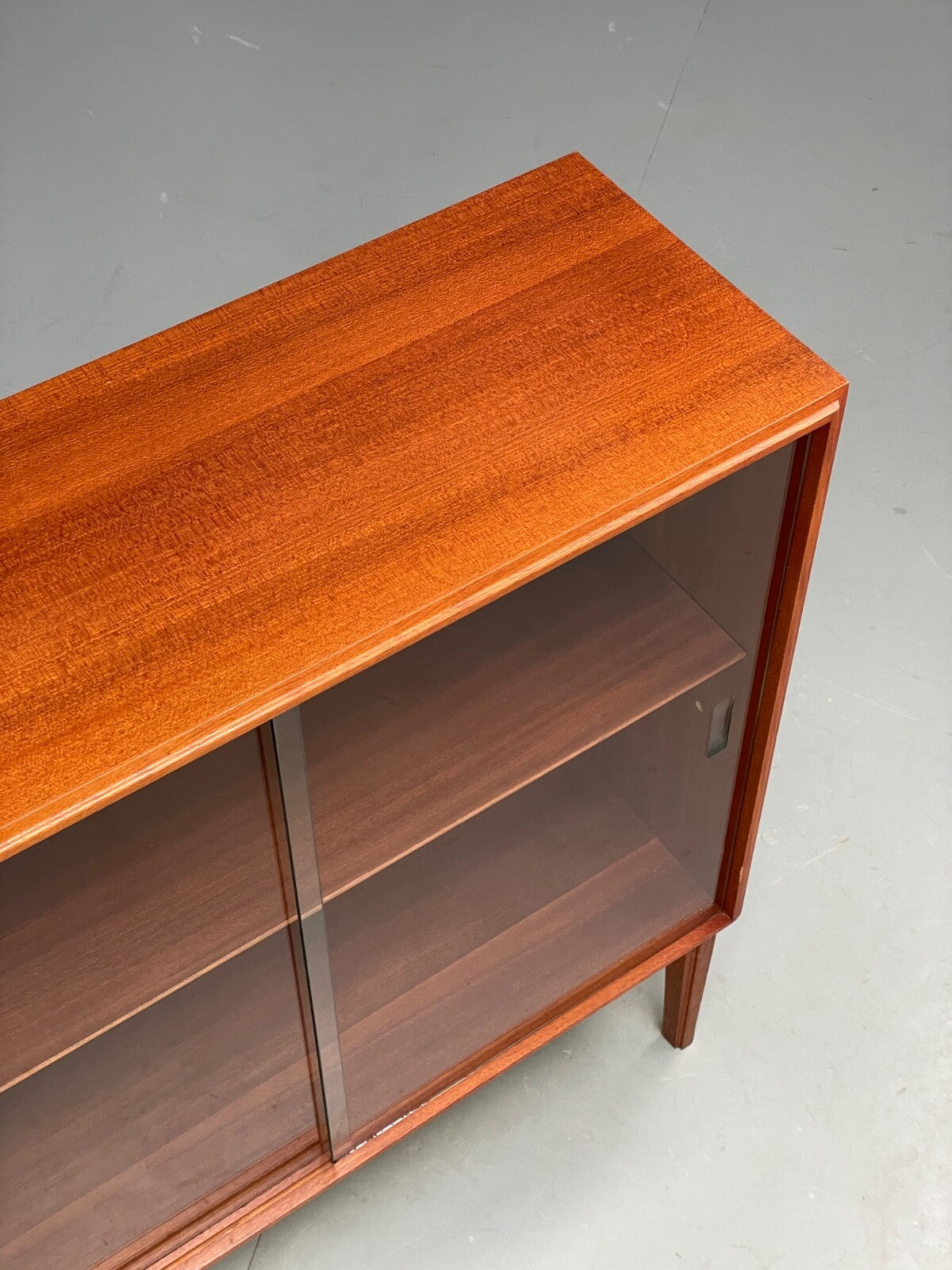 Vintage Teak Glazed Bookcase By Beaver & Tapley EB9503 MWOO - UKDK FURNITURE
