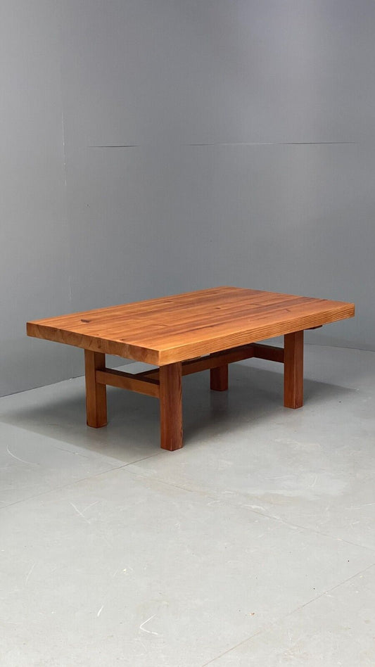 Large Solid Pine Coffee Table Scandinavian Design EB7551 MWOO - UKDK FURNITURE