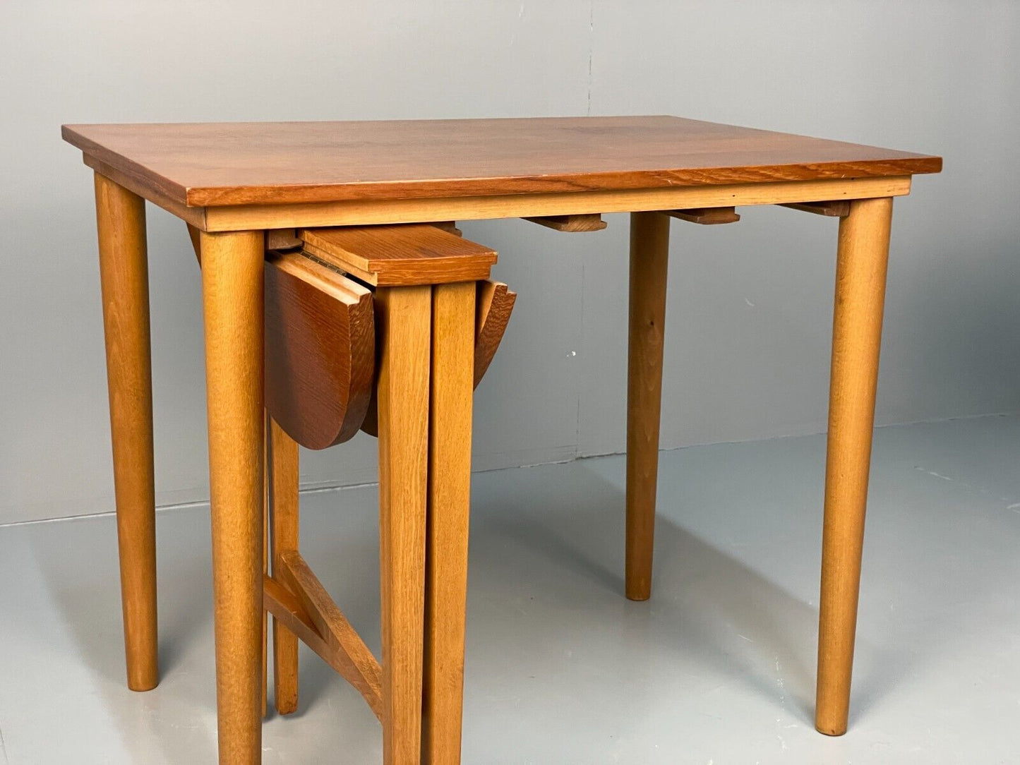 Midcentury Teak Nesting Tables Designed By Poul Hundevad EB8416 MWOO - UKDK FURNITURE