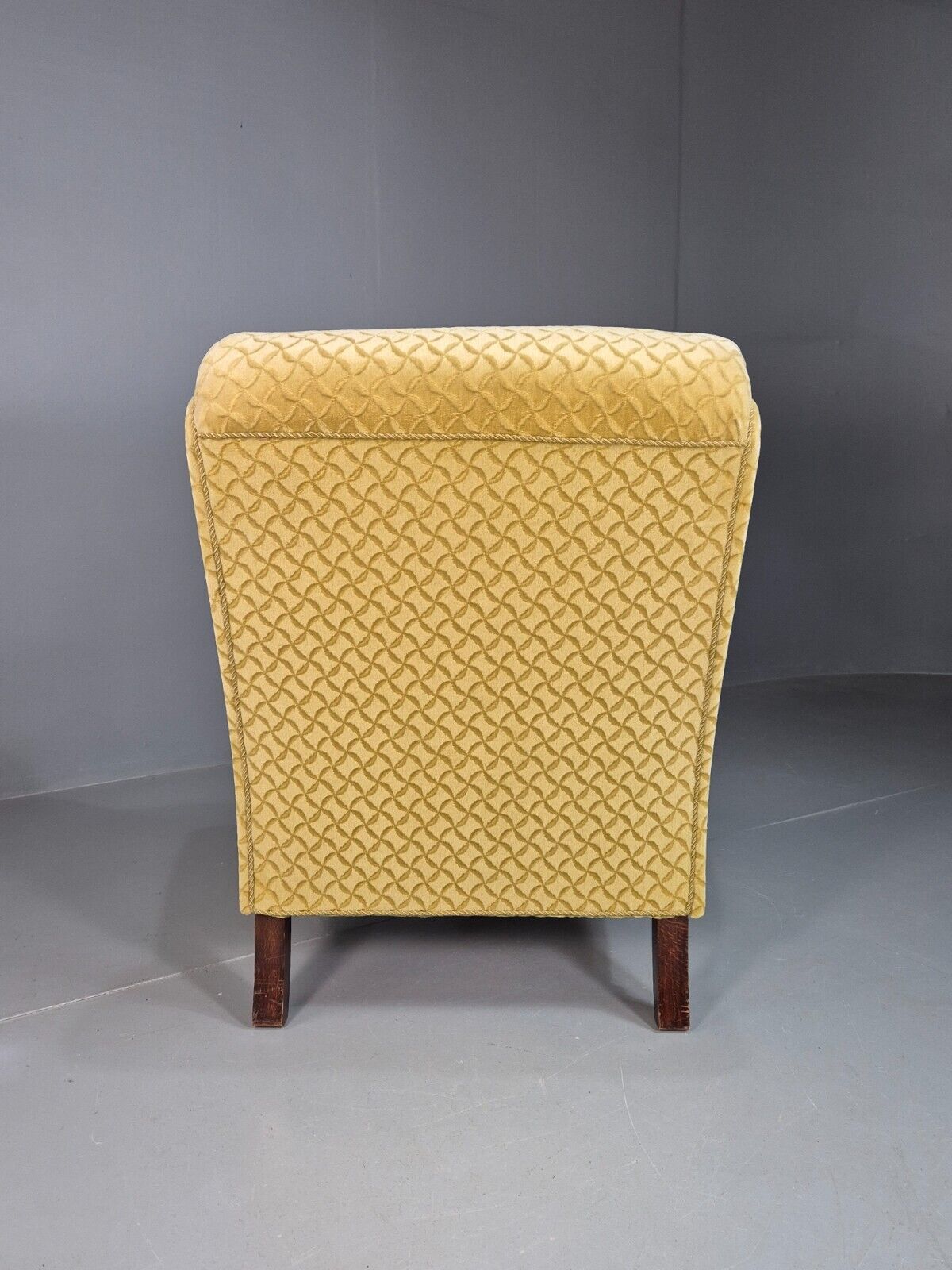 Vintage Danish Lounge Chair Gold Moquette Art Deco 1930s Antique EB8223 VCLO - UKDK FURNITURE