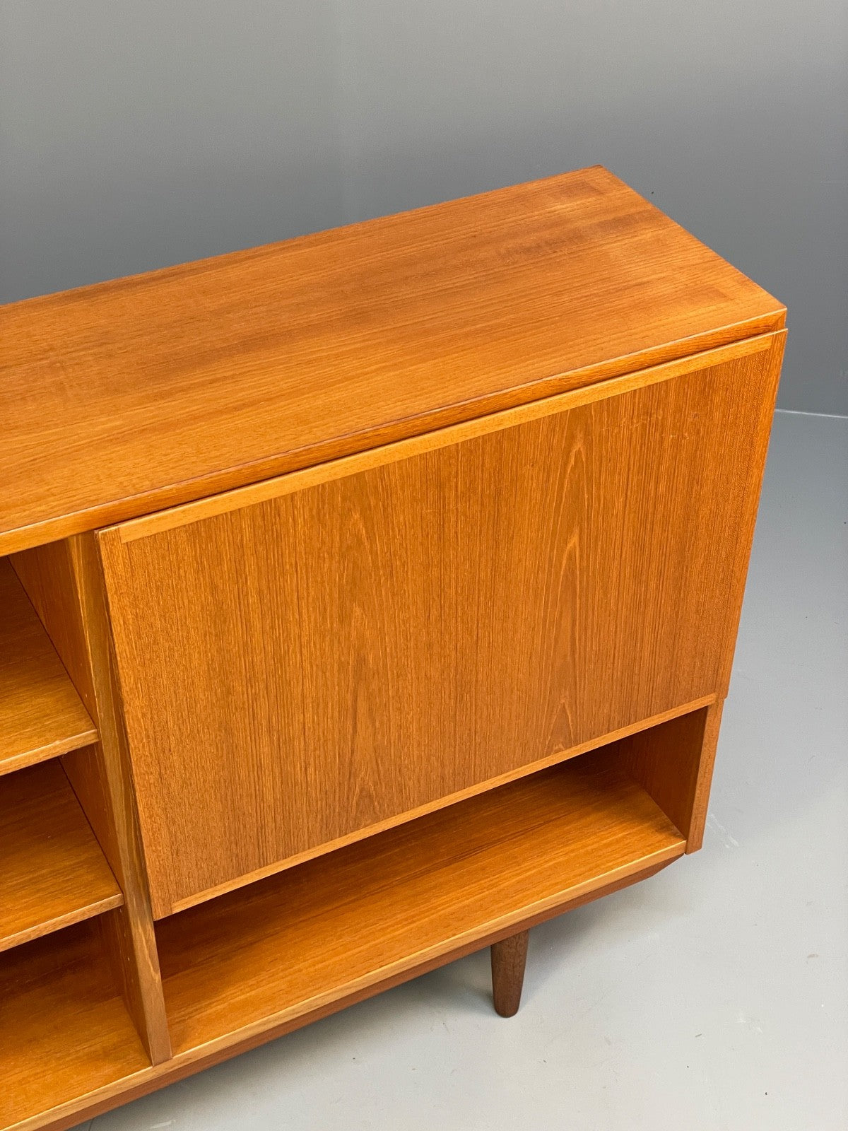Vintage 1970s Teak Bookcase By Omann Jun Danish Retro Shelving EB9832 MWOO - UKDK FURNITURE