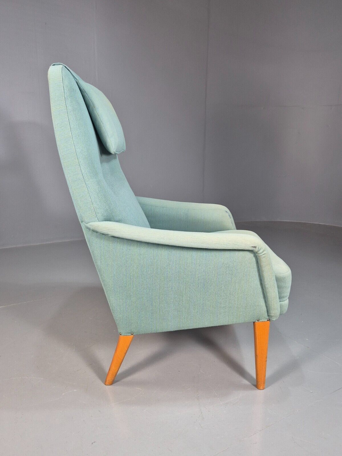 Midcentury Swedish Blue Lounge Chair By DUX 1960s Retro EB7662 MNOR - UKDK FURNITURE