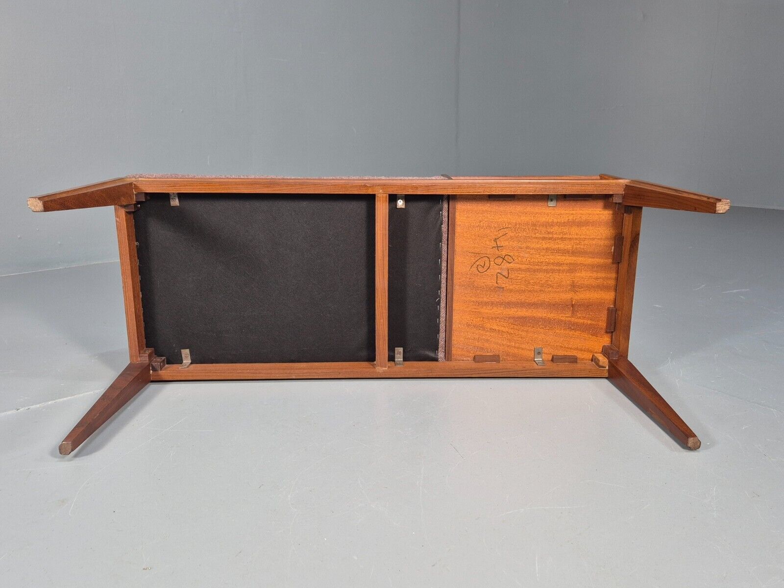 Vintage Teak Telephone Seat Drawer Mid Century Retro 1970s EB9085 MWOO - UKDK FURNITURE