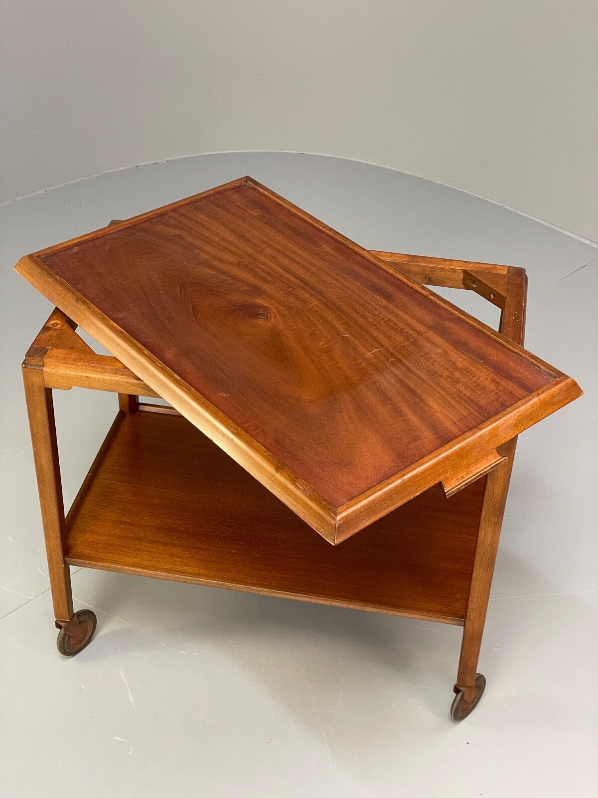 1940s Drinks Trolley For Nordiska Kompaniet Beech Mahogany EB9765 MWOO - UKDK FURNITURE