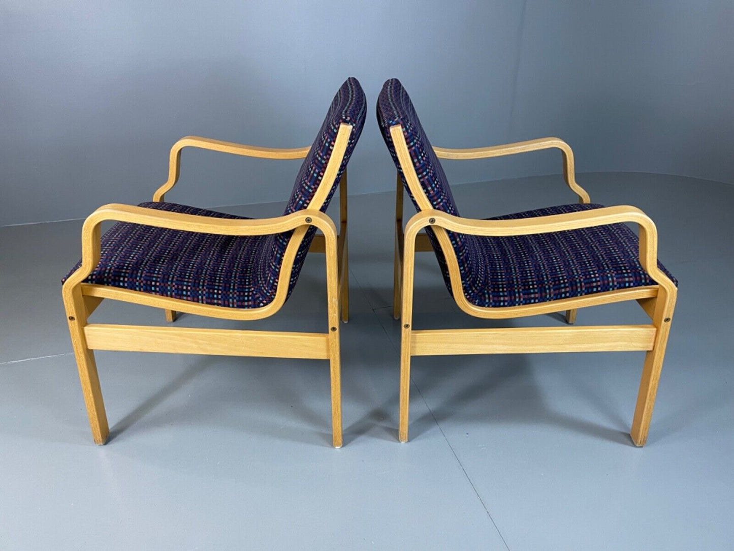 Two Farstrup Bentwood Chairs, Aalto Style, Retro, Vintage MCM EB4876 MBEN - UKDK FURNITURE