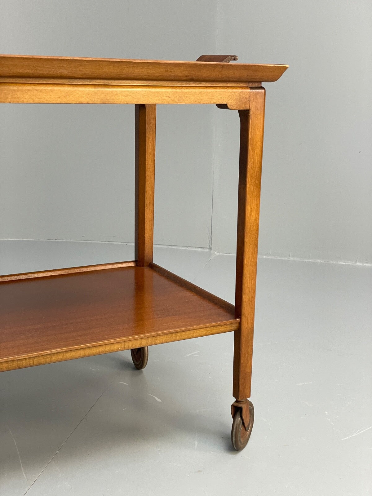 1940s Drinks Trolley For Nordiska Kompaniet Beech Mahogany EB9765 MWOO - UKDK FURNITURE