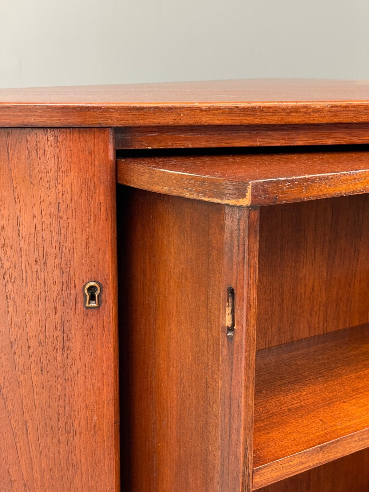 Vintage Teak Revolving Drinks Cabinet 1950s Mid Century EB9768 MWOO - UKDK FURNITURE