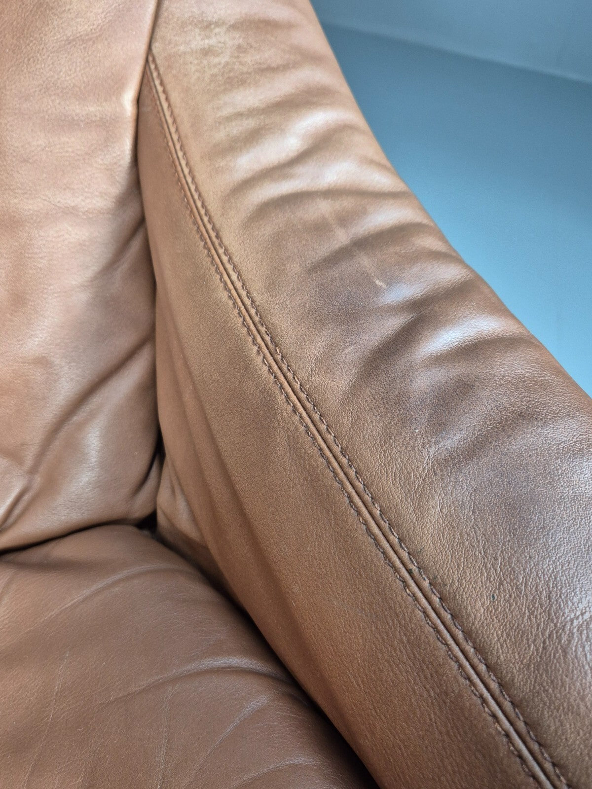 Vintage Skippers Apollo Brown Leather Bentwood Lounge Chair Danish EB9306 MBEN - UKDK FURNITURE