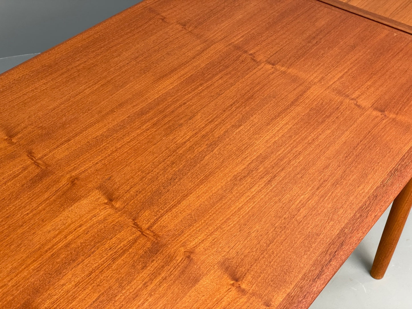 Vintage Teak Extending Dining Table Danish Design 1970s EB10001 MWOO - UKDK FURNITURE