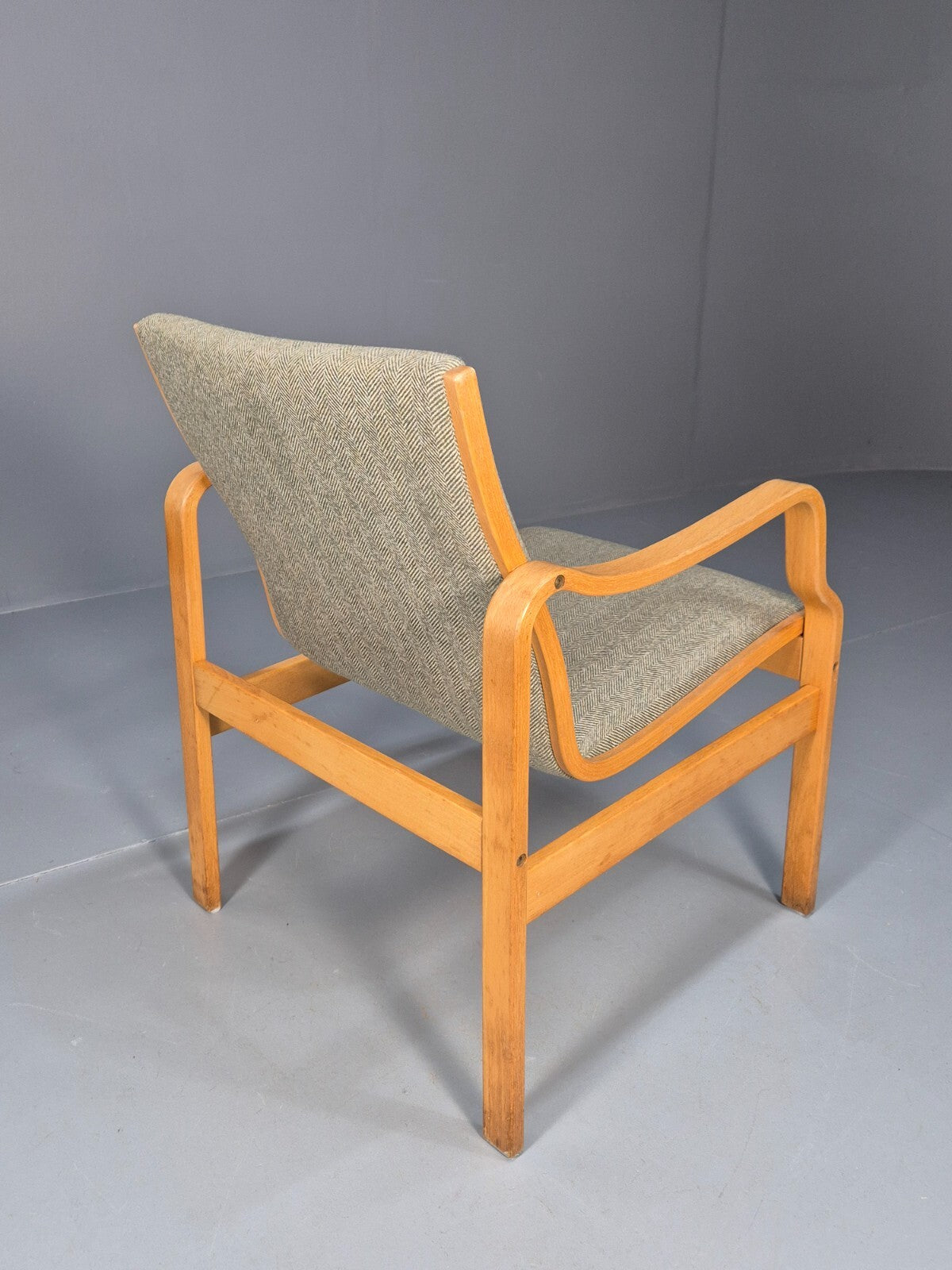 Vintage Danish Farstrup Bentwood `Lounge Chair New Upholstery 1970s EB4877 MBEN - UKDK FURNITURE