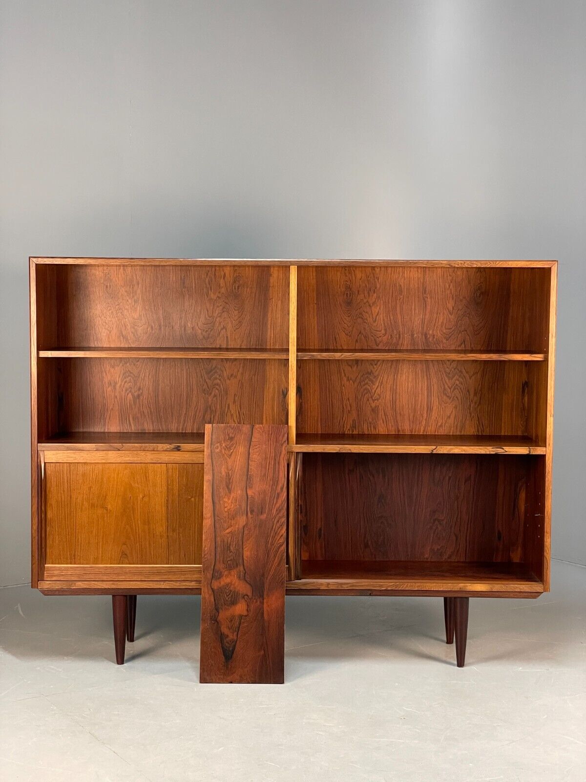 Midcentury Danish Tall Sideboard Storage Cabinet Vintage 1960s EB8674 MWOO - UKDK FURNITURE