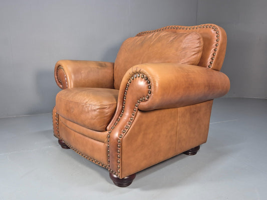Vintage Leather Club Chair 1980s Danish Retro EB9642 VLEA - UKDK FURNITURE