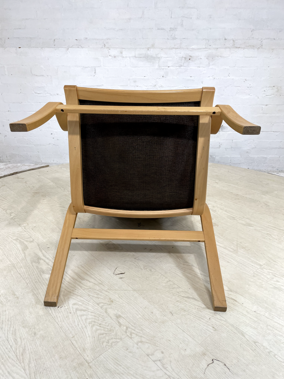 Vintage Danish Leather and Bentwood Lounge Chair, Retro, MCM, EB4444 MBEN - UKDK FURNITURE
