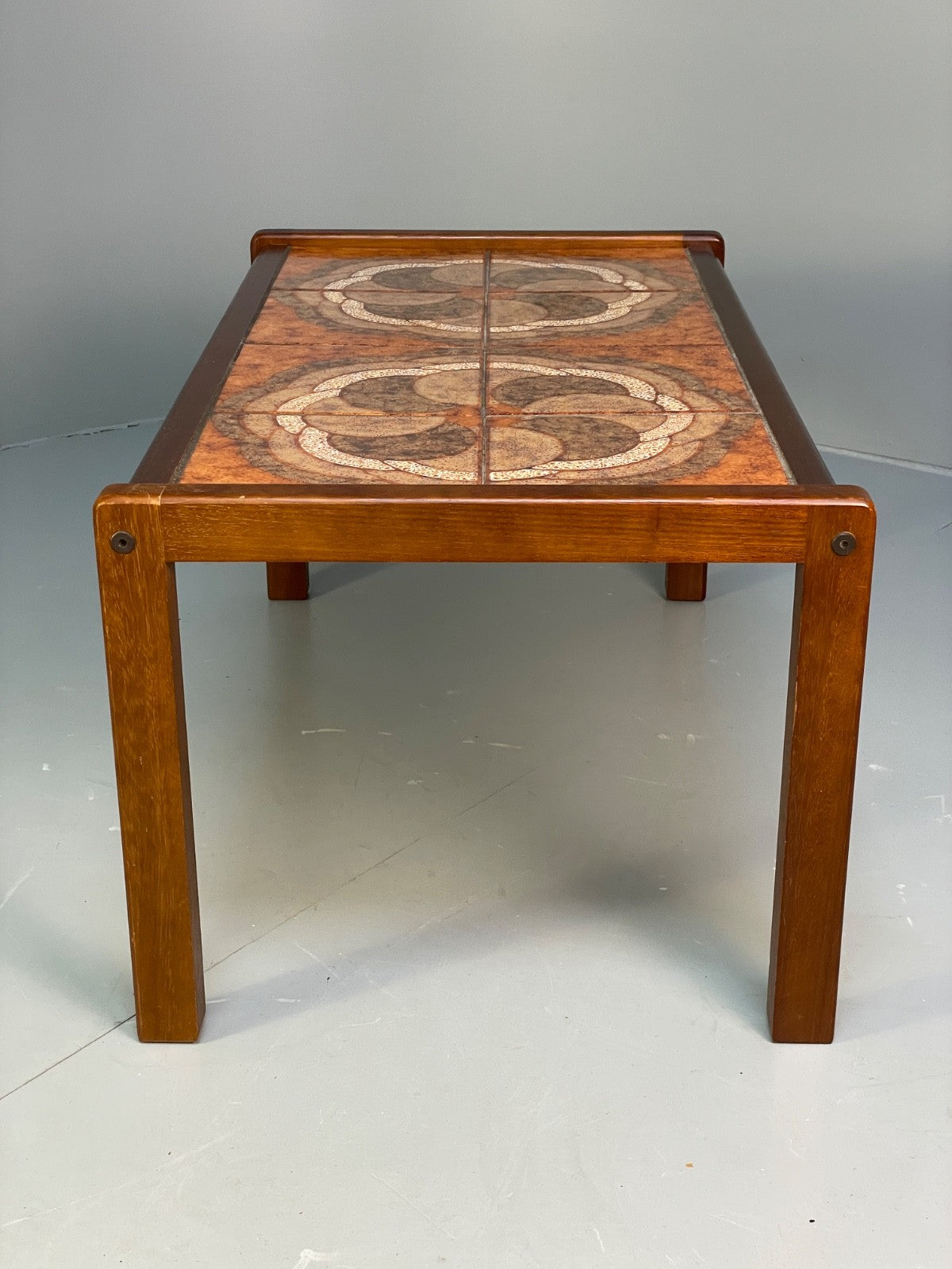 Vintage 1970s Tile Topped Teak Coffee Table Danish Retro Design EB9833 MWOO - UKDK FURNITURE