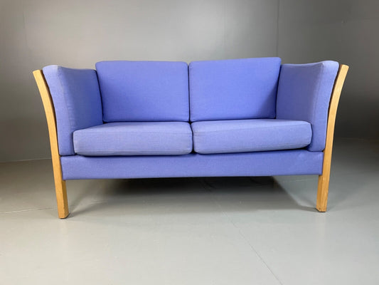 Vintage Danish Stouby Sofa Beech Ends Wool Upholstery 1980s EB5039 M2SS1