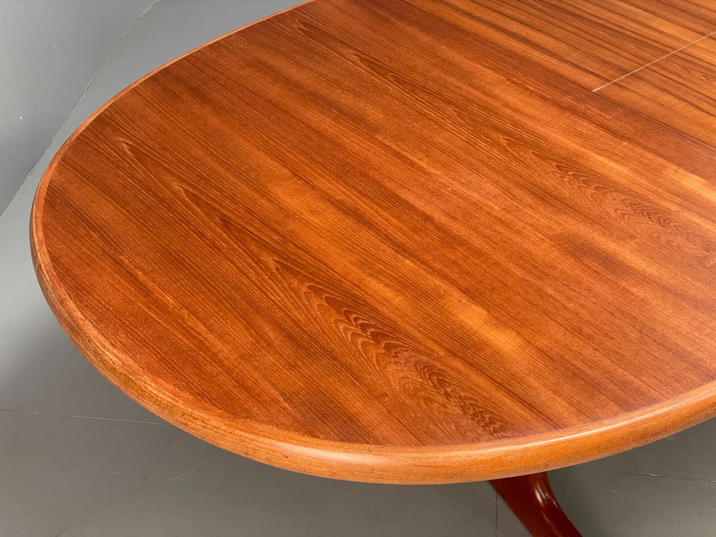 Vintage Teak Extending Dining Table Danish By Dyrlund Retro Solid EB9420 MWOO - UKDK FURNITURE