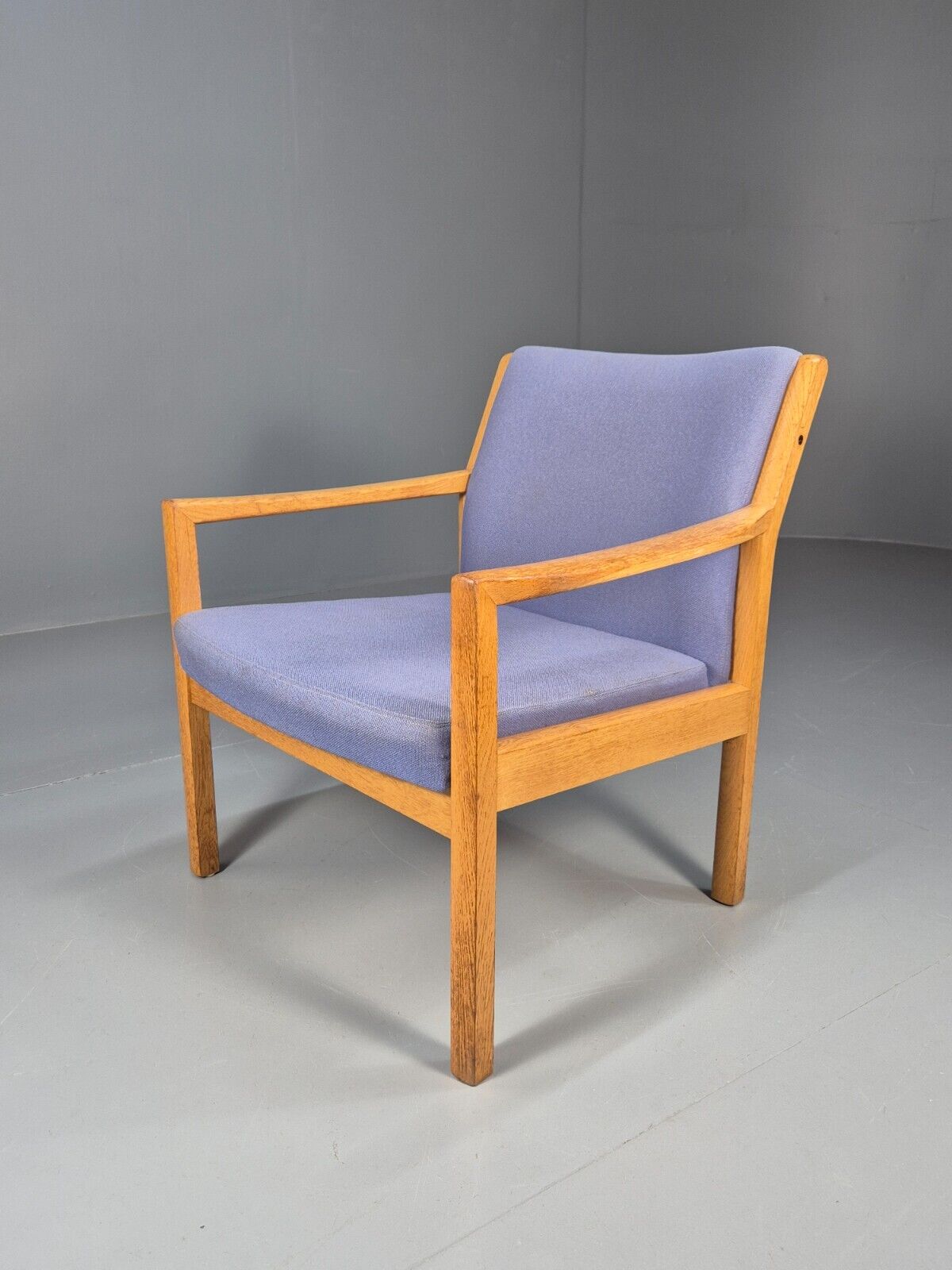 Vinrtage Danish Oak Framed Lounge Chair by Soro Stolefabrik 1990s EB9053 MNOR - UKDK FURNITURE