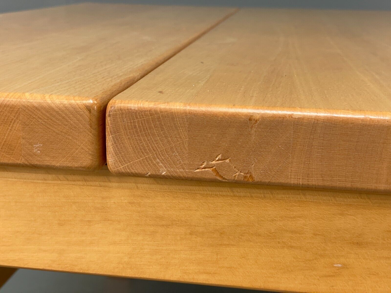 Vintage Danish Coffee Table By Rubby Solid Beech Extension EB8825 MWOO - UKDK FURNITURE