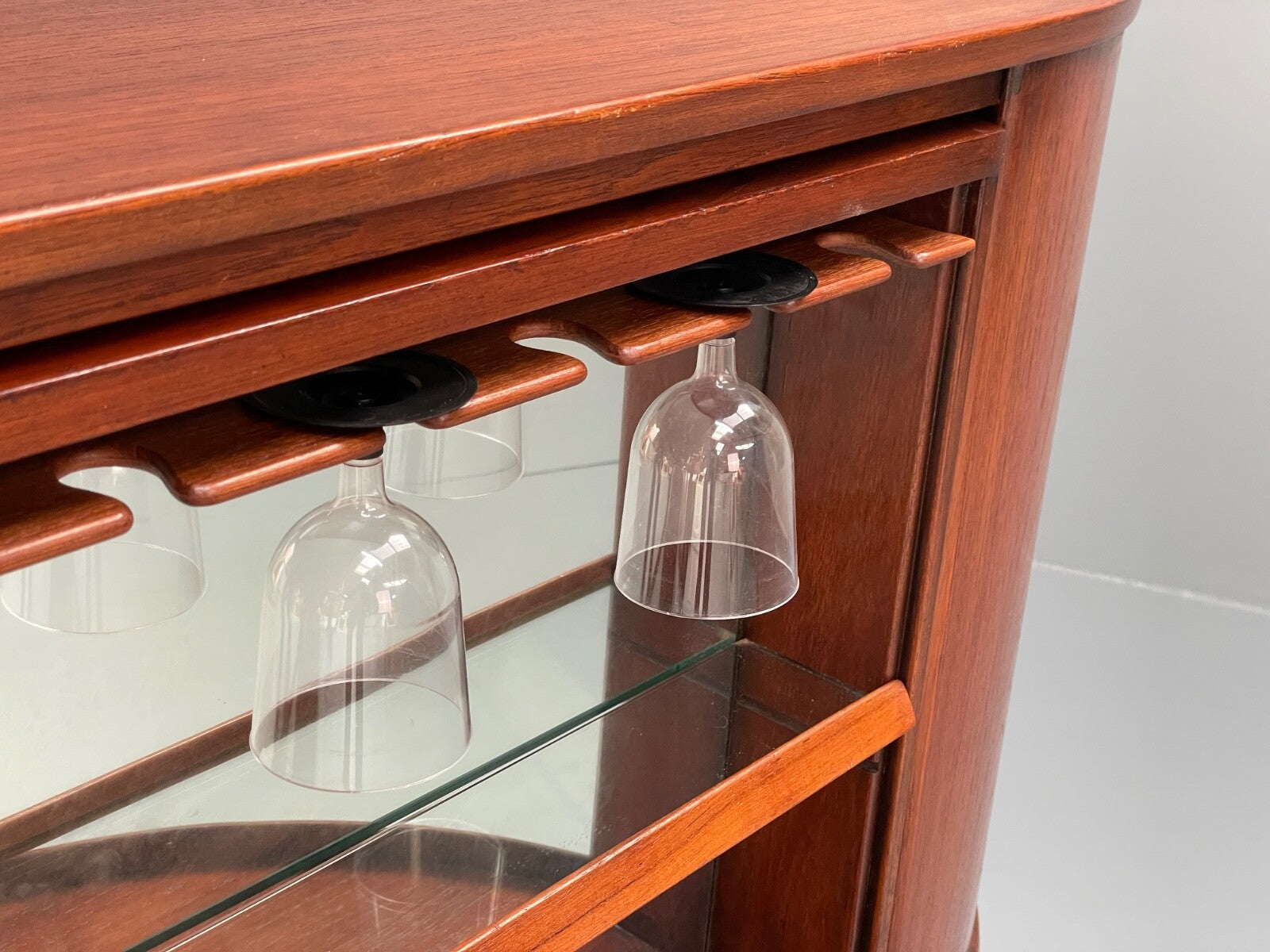 Vintage Teak Revolving Drinks Cabinet 1950s Mid Century EB9768 MWOO - UKDK FURNITURE