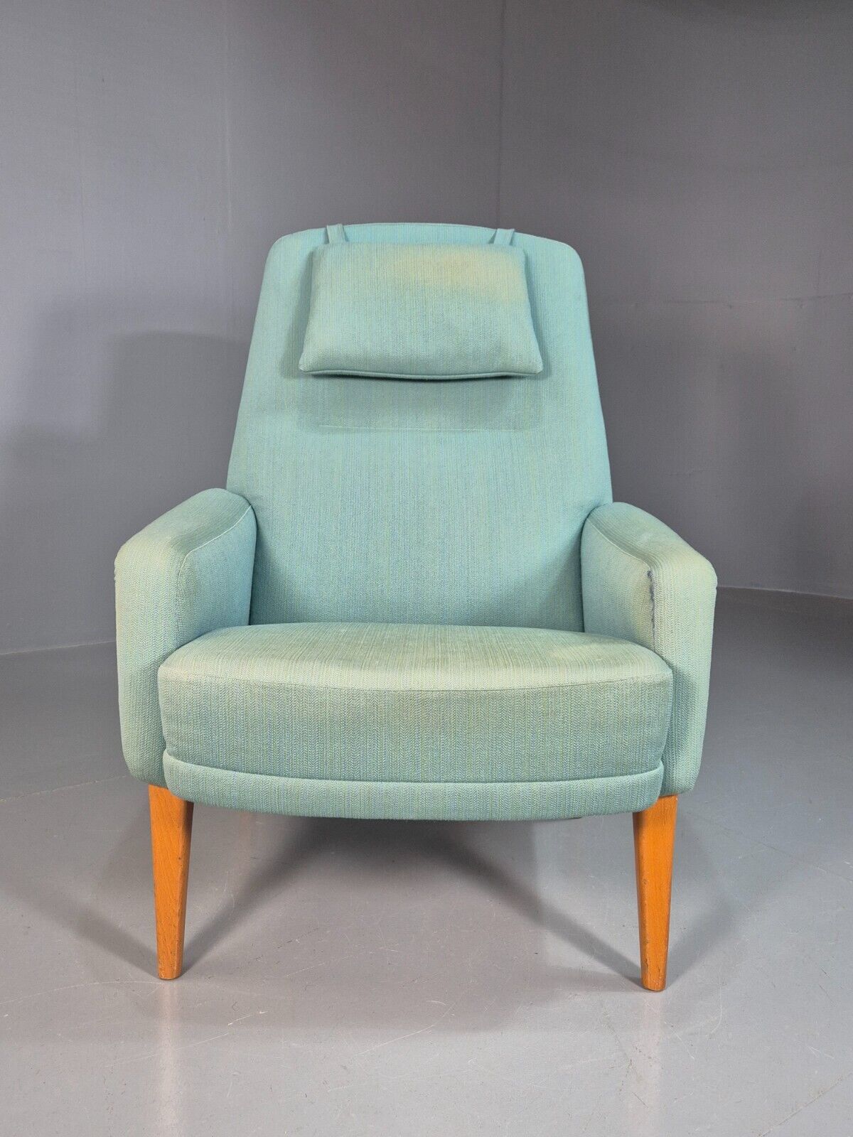 Midcentury Swedish Blue Lounge Chair By DUX 1960s Retro EB7662 MNOR - UKDK FURNITURE