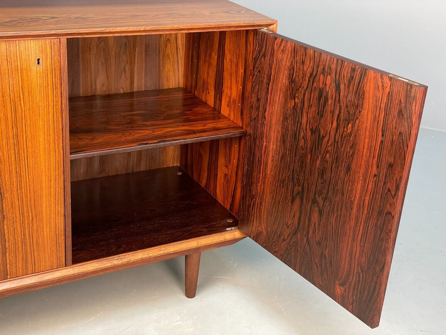 Midcentury Vintage Danish Storage Cabinet Lockable 1960s EB8664 MWOO - UKDK FURNITURE