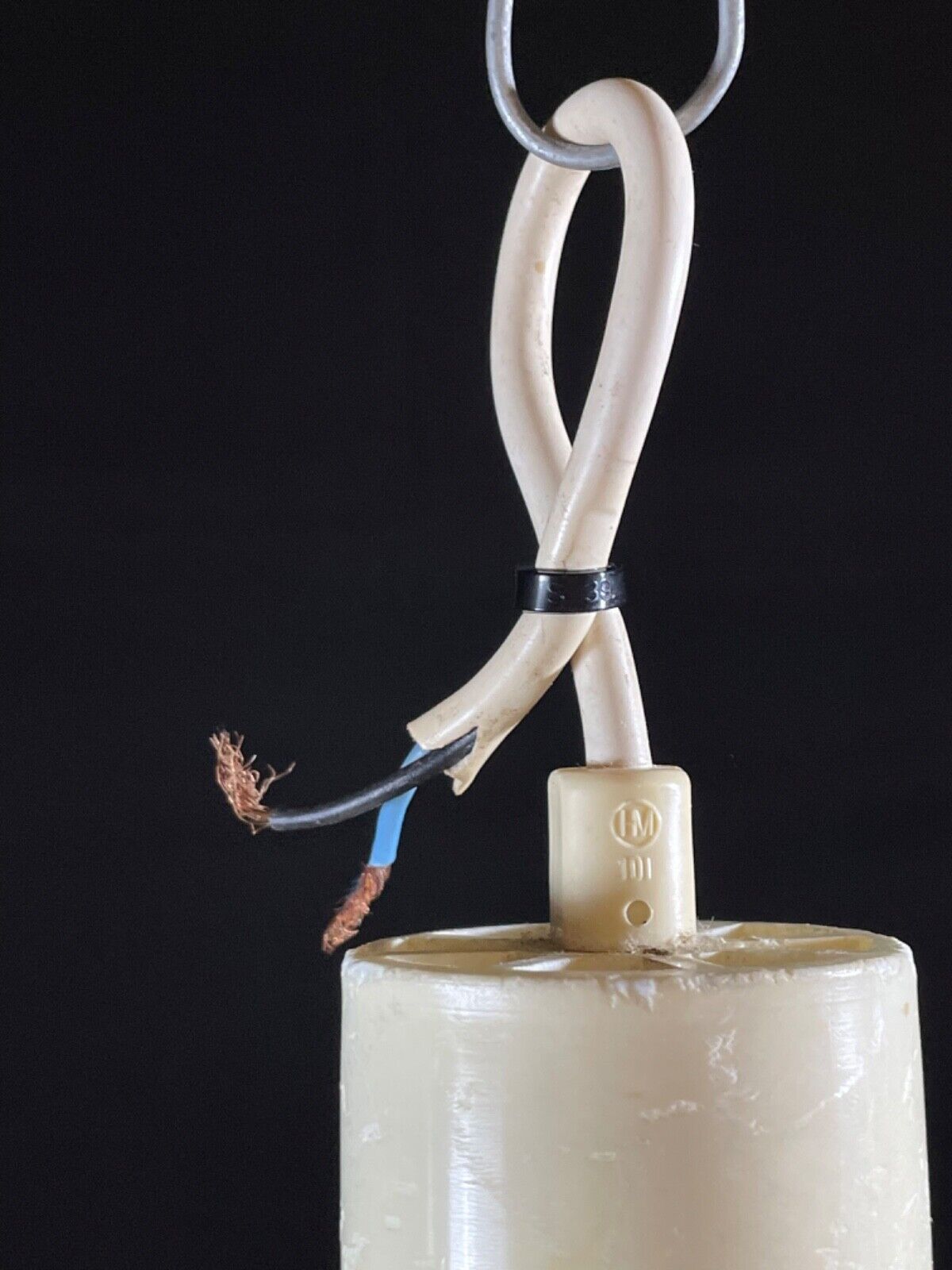 Danish Lyskaer Belysning Model 854 Orange Plastic Light Retro EB5089 LCLC - UKDK FURNITURE