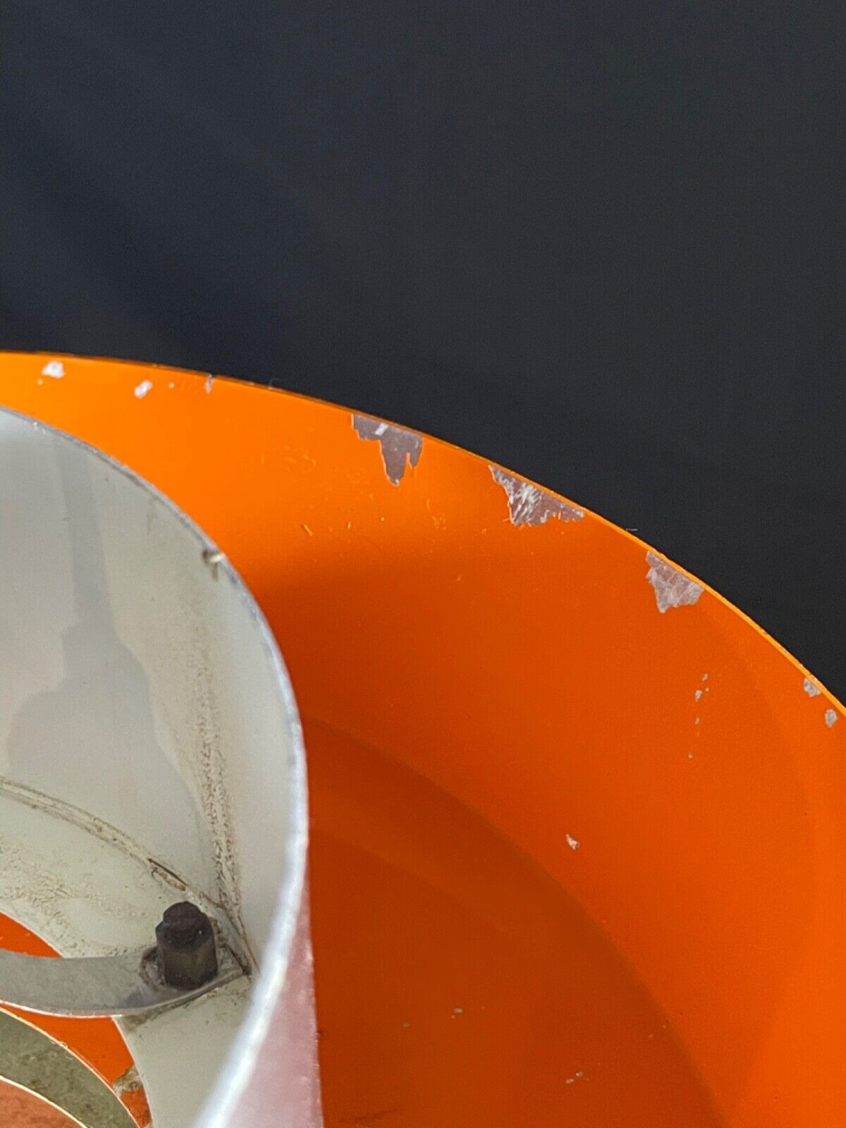 Mid Century Trava Brushed Aluminium, Orange Light, Plastic Detail EB5082 LCLS - UKDK FURNITURE