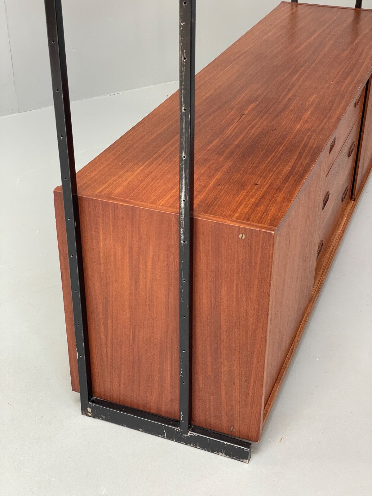 Vintage Modular Teak Wall Unit By Interflex 1960s Retro Drawers EB9822 MWOO - UKDK FURNITURE