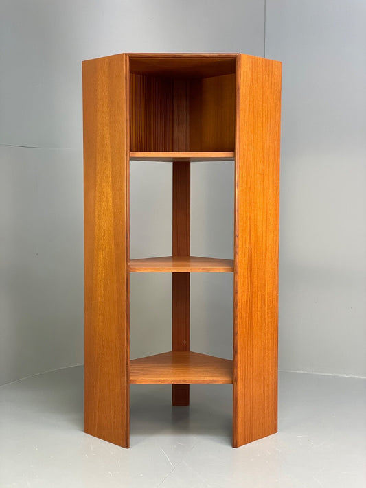 Vintage G Plan Teak Corner Shelving Unit 1970s Design EB9759 MWOO - UKDK FURNITURE