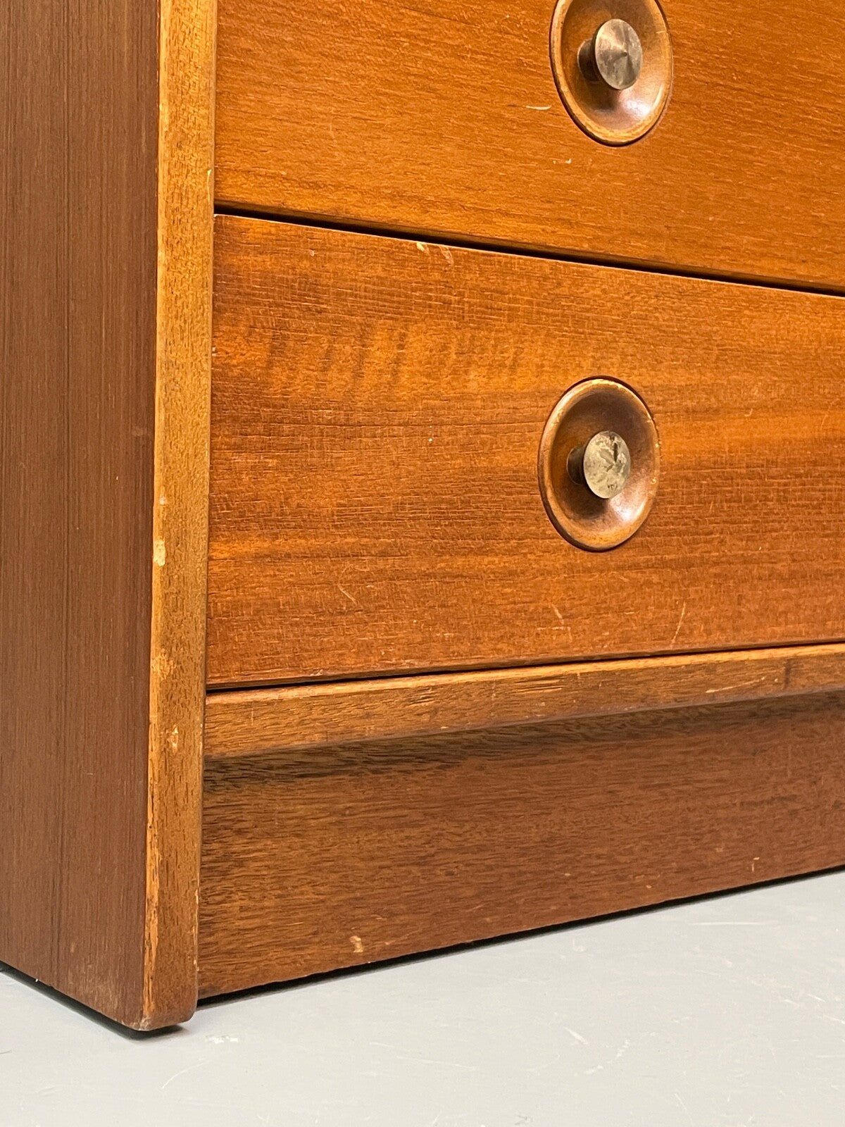 Vintage Teak Wall Unit With Drawers And Shelving 1960s Retro Design EB9739 MWOO - UKDK FURNITURE