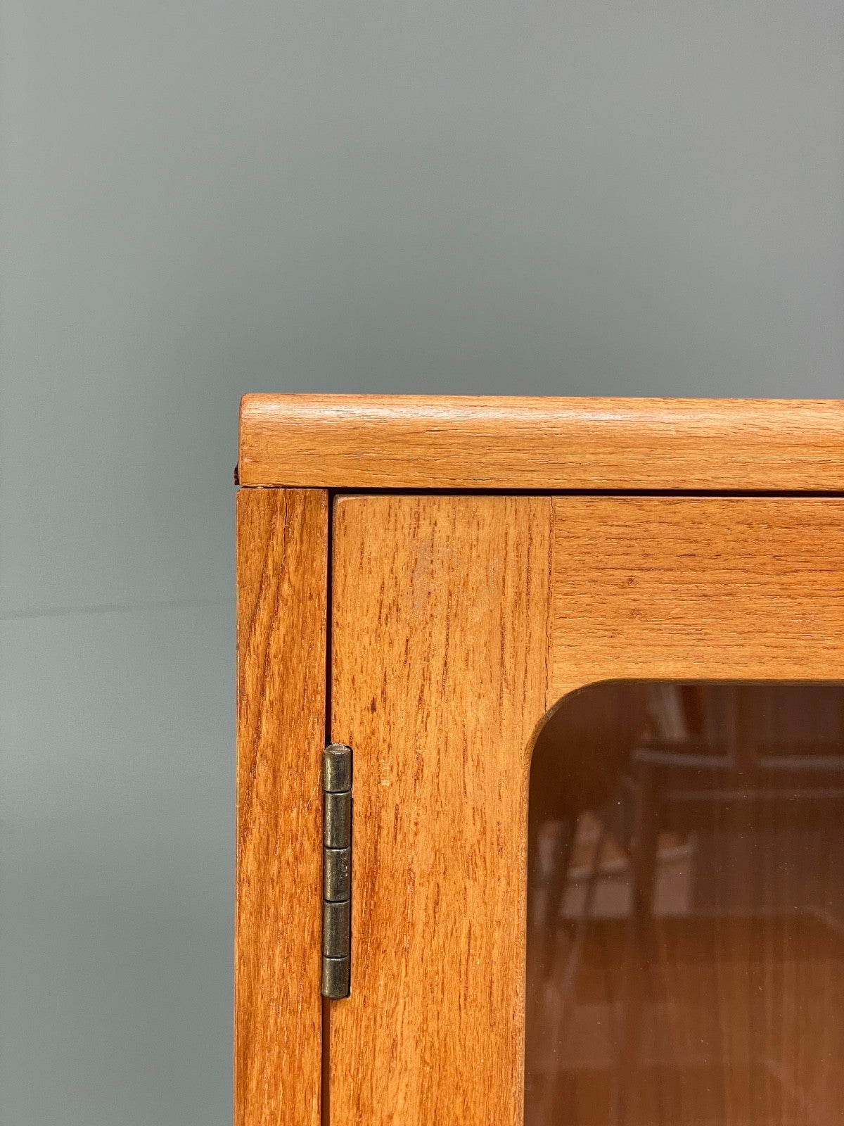 Vintage G Plan Teak Glazed Bookcase Retro 1970s Shelving EB10002 MWOO - UKDK FURNITURE