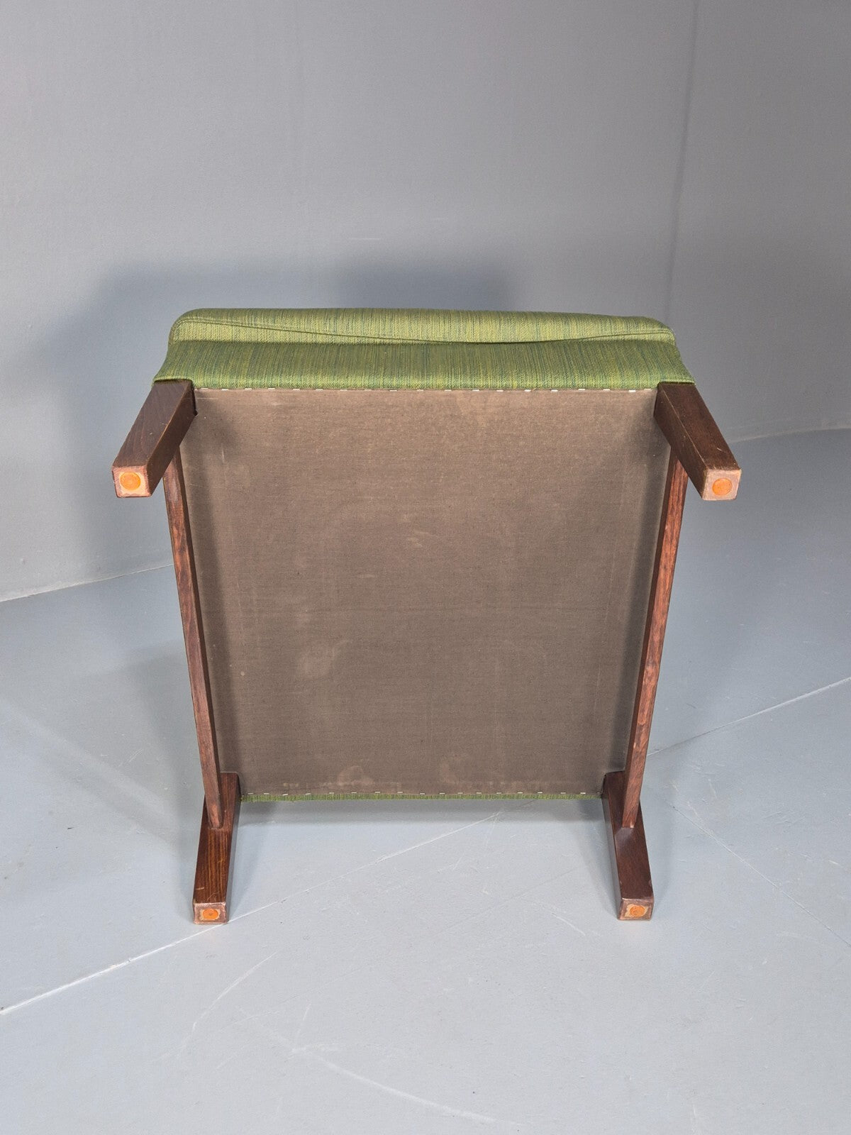 Vintage Danish Wing Back Lounge Chair 1960s Green Mid Century Retro EB9652 MNOR - UKDK FURNITURE