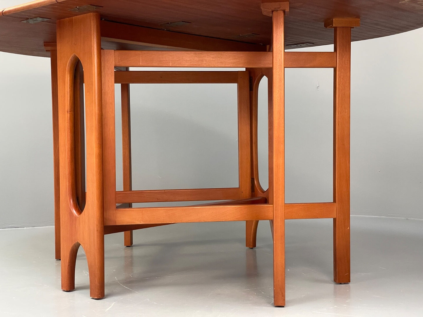 Vintage Teak Drop Leaf Dining Table By Jentique EB9767 MWOO - UKDK FURNITURE