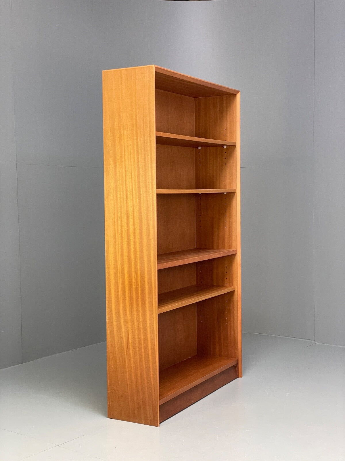 Vintage Teak Tall Bookcase With Adjustable Shelves By Gibbs Retro EB9741 MWOO - UKDK FURNITURE
