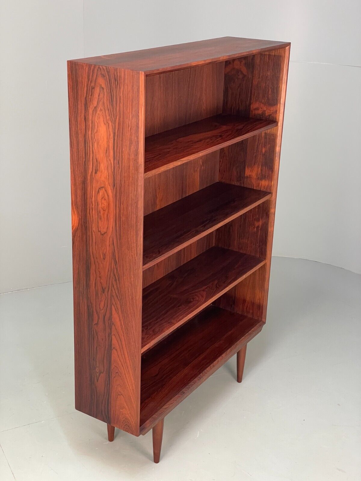 Vintage Danish Bookcase Midcentury Brouer Style Adjustable Shelving EB9413 MWOO - UKDK FURNITURE